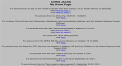 Desktop Screenshot of chrisjacks.com